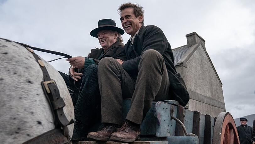 Brendan Gleeson (l.) und Colin Farrell könnten mit "The Banshees of Inisherin" bei den Oscars gut lachen haben.