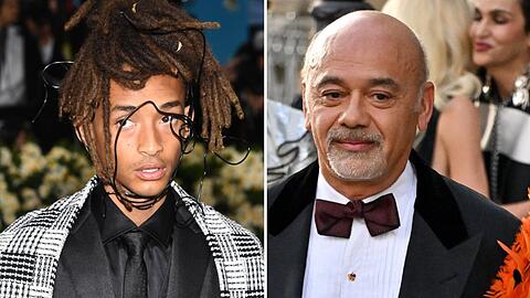 Christian Louboutin (rechts) hat Jaden Smith als Kreativdirektor angeheuert.