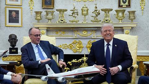 Die Atmosph&auml;re im Oval Office schien gel&ouml;st.