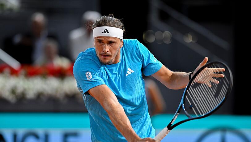 Alexander Zverev erreicht in Madrid das Viertelfinale.