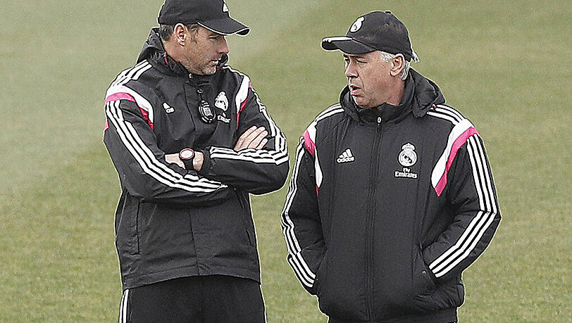 Kennen sich seit Jahren: Paul Clement (links) und Carlo Ancelotti. Kennen sich seit Jahren: Paul Clement (links) und Carlo Ancelotti.