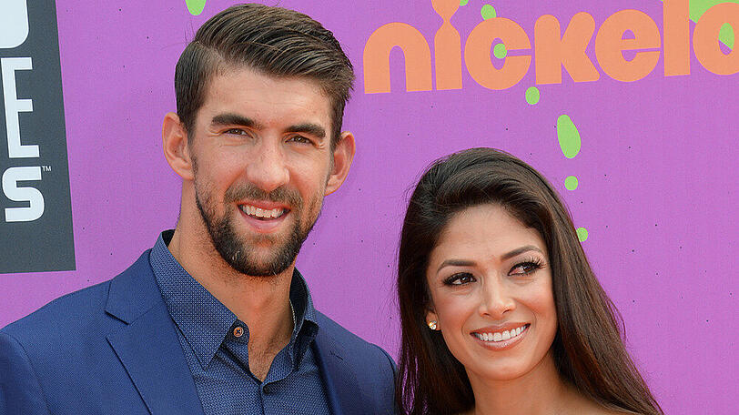 Michael Phelps und seine Ehefrau Nicole.