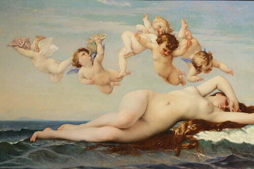 "Nacktheit in der Kirche ist nicht so unmöglich", argumentierte das angeklagte Aktmodel. (Symbolbild: Alexandre Cabanel "Die Geburt der Venus")