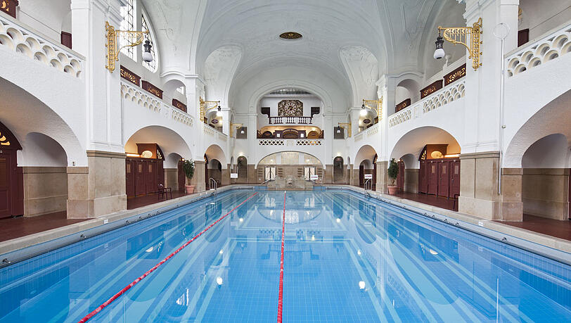 Müller'sches Volksbad, große Schwimmhalle Müller'sches Volksbad, große Schwimmhalle