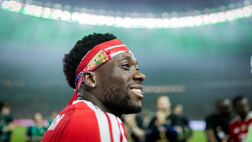 Beim FC Bayern nicht unverkäuflich: Alphonso Davies. Beim FC Bayern nicht unverkäuflich: Alphonso Davies.