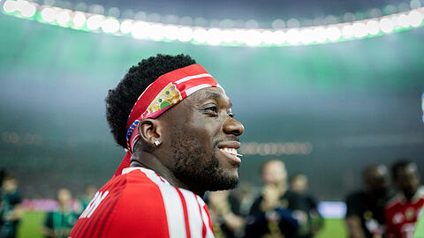 Beim FC Bayern nicht unverk&auml;uflich: Alphonso Davies.