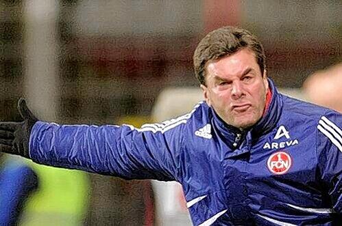 Club-Trainer Dieter Hecking war nicht begeistert: "Eine verdiente Niederlage, weil wir nicht konzentriert genug waren."