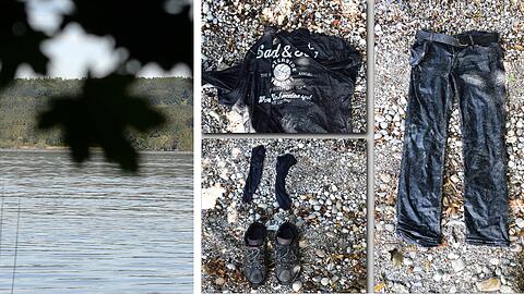 Diese Kleidung trug der Mann, als die Wasserwacht seine Leiche aus dem See zog.