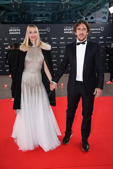 Carles Puyol mit Ehefrau Vanessa Lorenzo