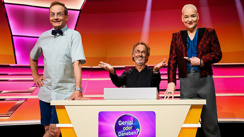 Alles neu, nur die Moderatoren nicht: Wigald Boning (v.l.), Hugo Egon Balder und Hella von Sinnen.