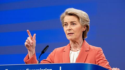Hofft weiter auf Verhandlungen: EU-Kommissionspräsidentin Ursula von der Leyen. (Archivbild)