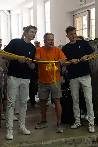 Pascal and Tobias, pickleball entrepreneurs