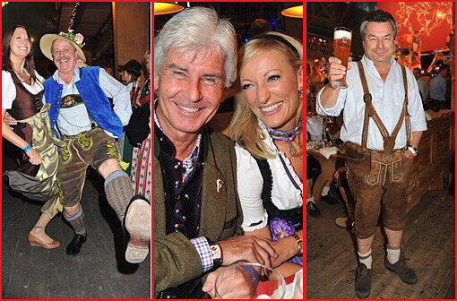 Promis feiern bei der Radio-Gong-Party auf der Wiesn im Weinzelt. Die Bilder