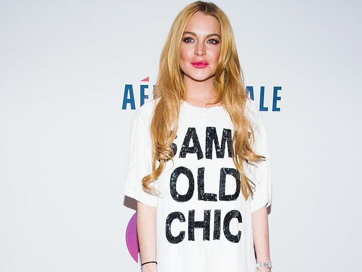 Lindsay Lohan beim Jingle Ball am Freitag in New York