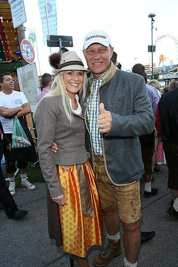 Axel Schulz mit Ehefrau Patricia Reich
