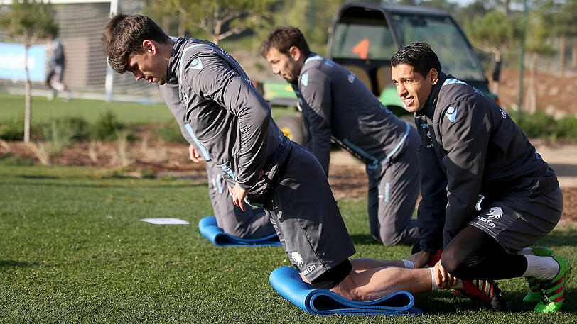 Bevor die 1860-Profis am fünften Tag des Trainingslagers in Troia zumindest halbtags durchschnaufen durften, nahm sie Trainer Vitor Pereira nochmal so richtig ran.