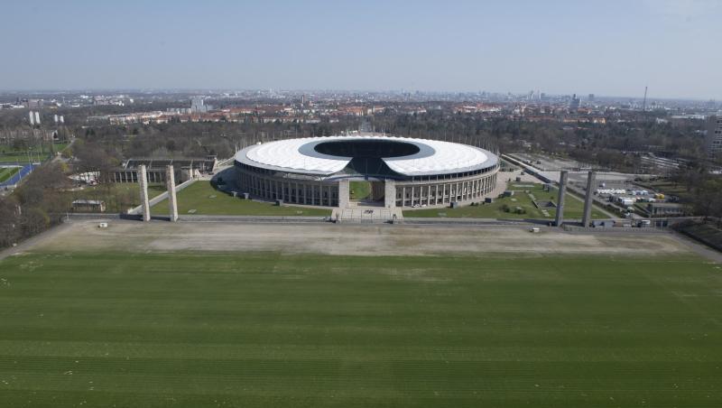 Zentrale Sportstätte der "Finals 2019": Der Olympiapark in Berlin. Zentrale Sportstätte der "Finals 2019": Der Olympiapark in Berlin.