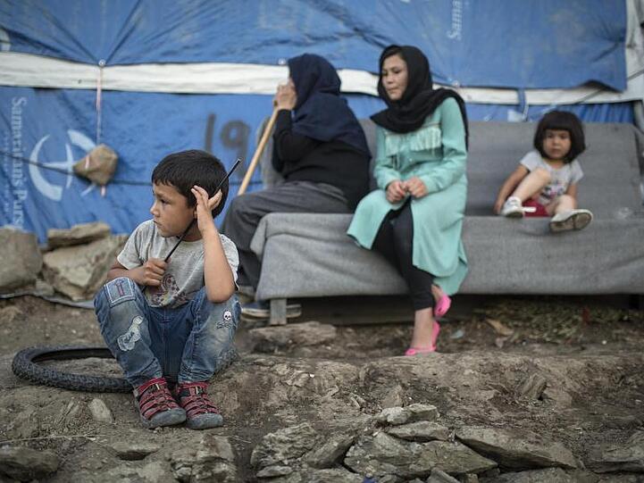Flüchtlingslager Moria: Die Situation in den überfüllten Registrierlagern auf den griechischen Inseln ist dramatisch.