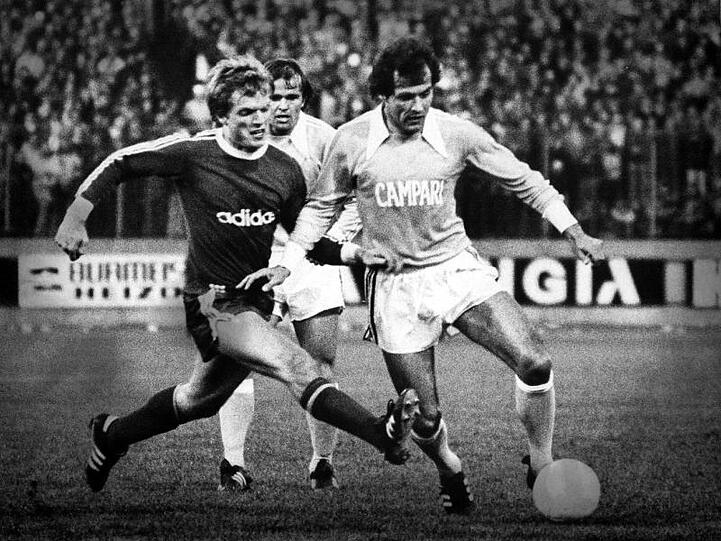Georg Volkert in seiner aktiven Zeit beim Hamburger SV. Foto: Werner Baum/dpa