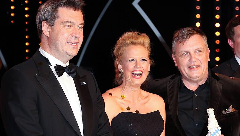 Bereits 2018 stand Markus S&ouml;der mit Hape Kerkeling auf der B&uuml;hne und &uuml;berreichte ihm neben Barbara Sch&ouml;neberger den Bayerischen Filmpreis.