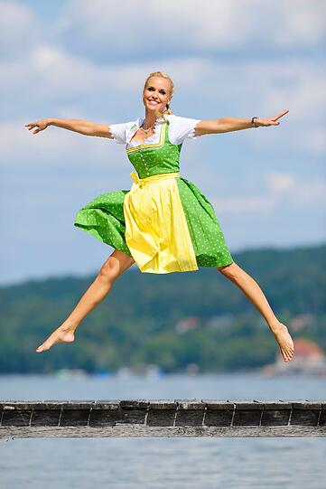 Die Bilder vom Trachten-Shooting mit Tamara Sedmak in Starnberg.