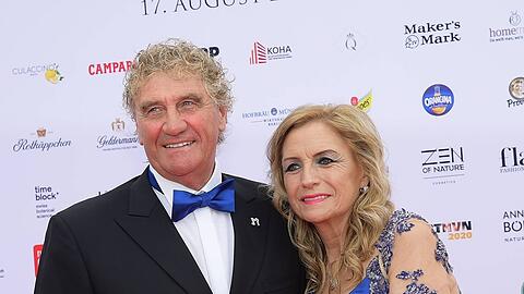 Jean-Marie Pfaff und seine Ehefrau Carmen.