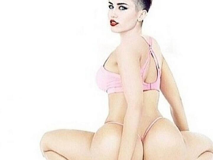 Nein, es ist nicht der Po von Miley Cyrus. Der gehört Nicki Minaj!
