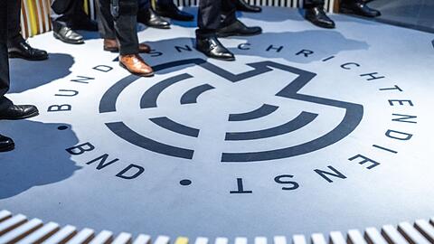 Festakt zum 70. Jubil&auml;um in der Zentrale des deutschen Auslandsgeheimdienstes BND.