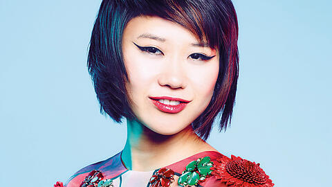 Die junge chinesische Pianistin Yuja Wang.