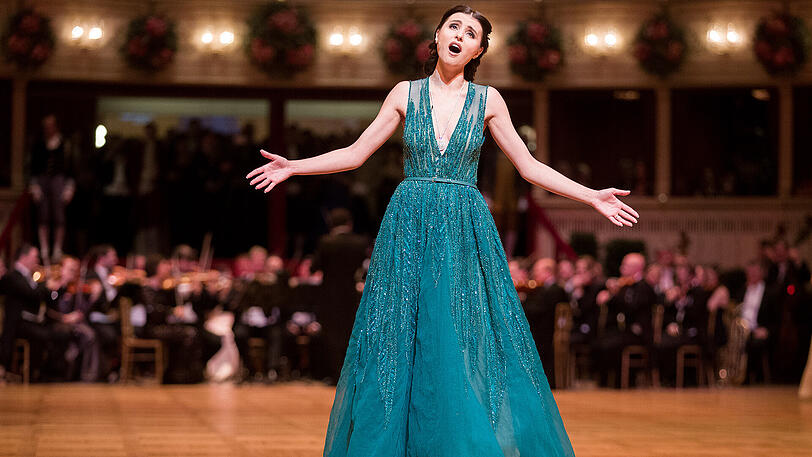 Sopranistin Valentina Nafornita singt beim Wiener Opernball.