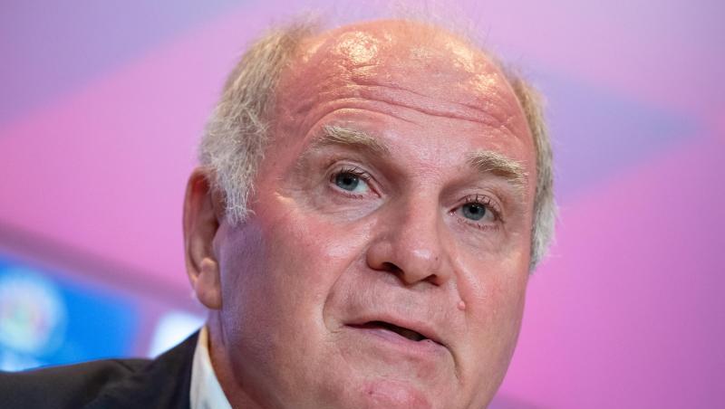 FC-Bayern Ehrenpräsident Uli Hoeneß hofft auf einen Schub für den Basketball. FC-Bayern Ehrenpräsident Uli Hoeneß hofft auf einen Schub für den Basketball.