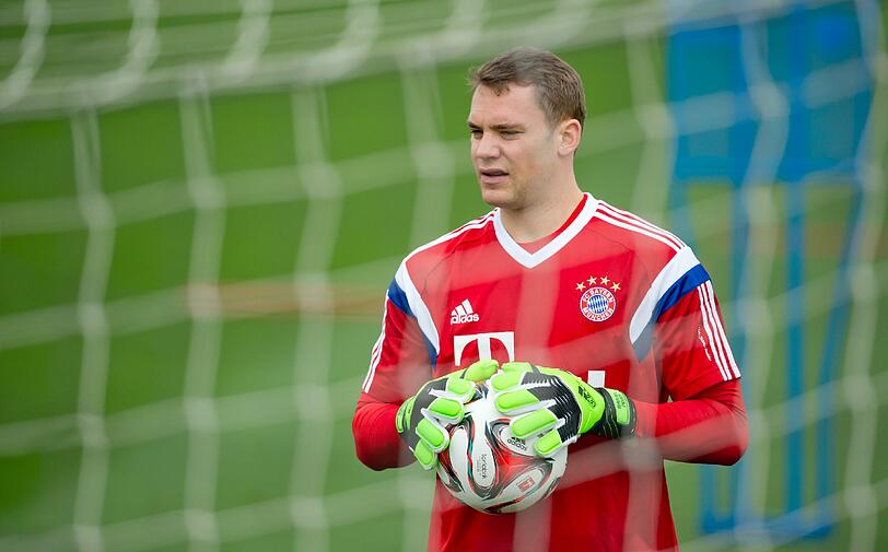 Bilder vom FC Bayern aus dem Trainingslager in Doha.