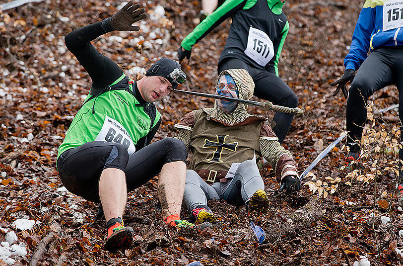 Der Hindernislauf für die ganz Harten: Bilder vom Braveheart-Battle 2016 in Bischofsheim a.d. Rhön.