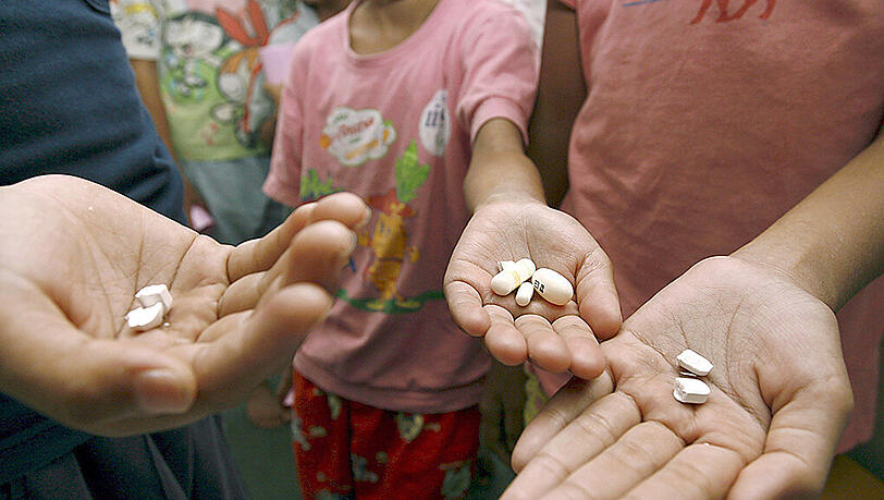 HIV- und Aids-Medikamente werden verteilt. HIV- und Aids-Medikamente werden verteilt.
