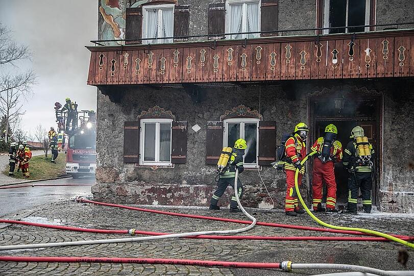 Das historische Bauernhaus konnte leider nicht gerettet werden.