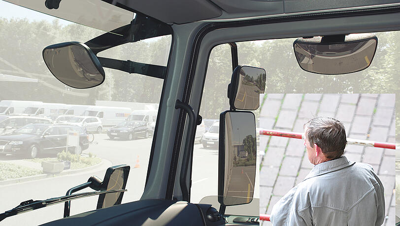 Vor Gericht weil er eine Radfahrerin im toten Winkel übersehen hatte: Lkw-Fahrer Erhardt F. Vor Gericht weil er eine Radfahrerin im toten Winkel übersehen hatte: Lkw-Fahrer Erhardt F.