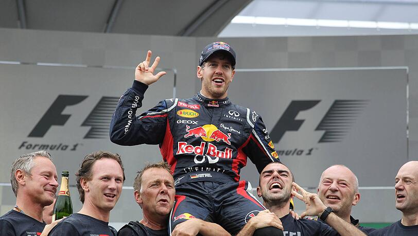 Sebastian Vettel wird zum 3. Mal Formel-1-Weltmeister.