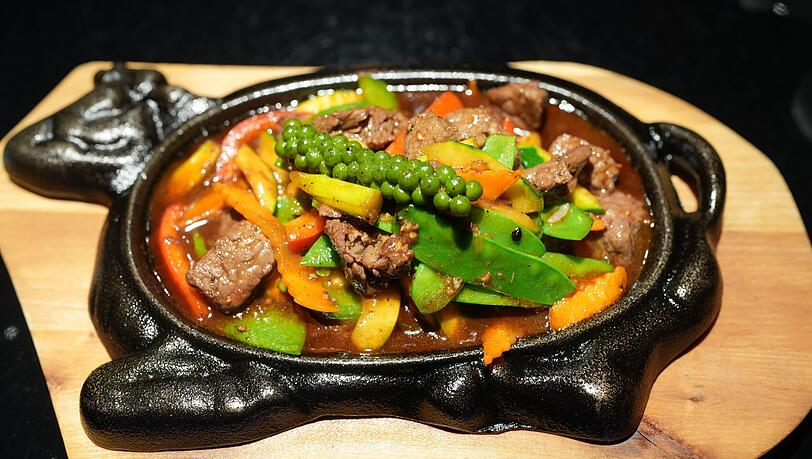 Vierter Gang: Bo Xao Tieu / Gebraten.
