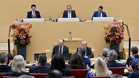 Konstituierende Sitzung des bayerischen Landtags.