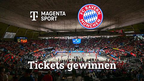 Gewinnen Sie Tickets f&uuml;r das Heimspiel der Bayern-Basketballer gegen ratiopharm Ulm.