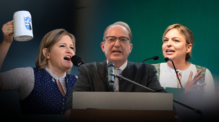 Beim Gillamoos war vor allem der Sieg der AfD in Sachen-Anhalt ein Thema: von der bayerischen AfD-Fraktionsvorsitzenden Katrin Ebner-Steiner
&uuml;ber den Bundesinnenminister Alexander Dobrindt bis zur Gr&uuml;nen Fraktionschefin Katharina Schulze.