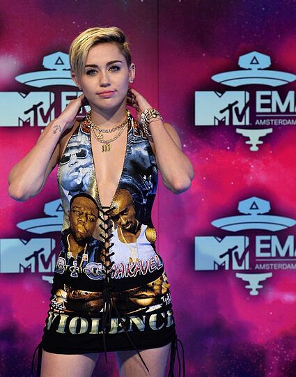 Miley Cyrus bei den MTV Europe Music Awards 2013