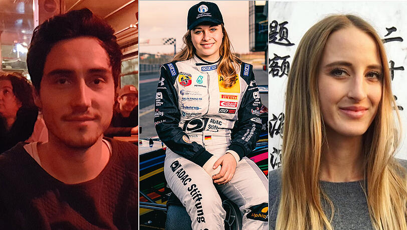 Daniel Hahn, Sophia Flörsch und Helena Schoeller: Nur drei Münchner, die 2017 wichtig werden. Daniel Hahn, Sophia Flörsch und Helena Schoeller: Nur drei Münchner, die 2017 wichtig werden.