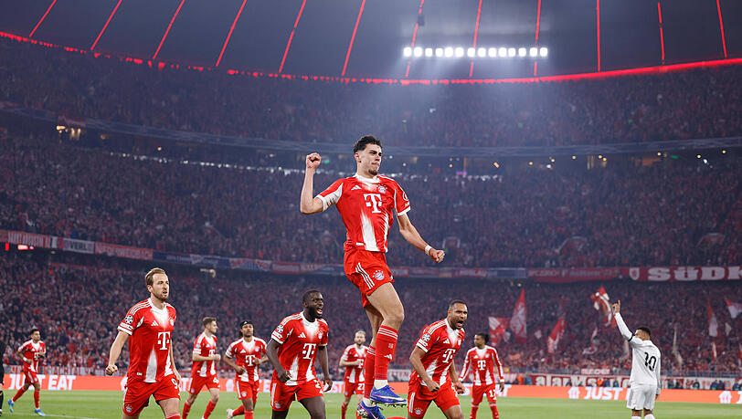 Die Bayern um Aleksandar Pavlovic schalteten Real Madrid aus.