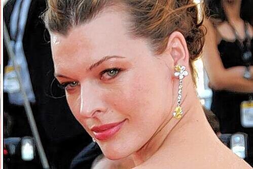 Auch die schöne Milla Jovovich dreht in Bamberg.