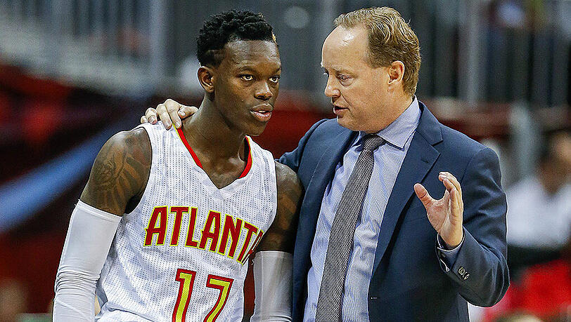 Dennis Schröder stellte einen Karriere-Meilenstein auf. Dennis Schröder stellte einen Karriere-Meilenstein auf.