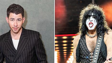 Nick Jonas (li.) wird als Darsteller von Paul Stanley gehandelt.
