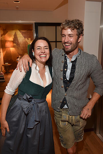 Julia Zirpel und Simon Lohmeyer durften einen Tag voller Tracht, Spaß und Vorträge genießen.