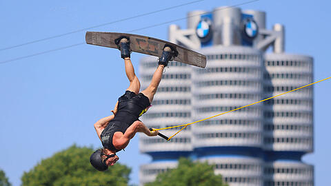 Ein Sportler beim MASH 2026 im Olympiapark. 27 Millionen Deutsche sind ehrenamtlich engagiert &ndash; viele davon im Sport.