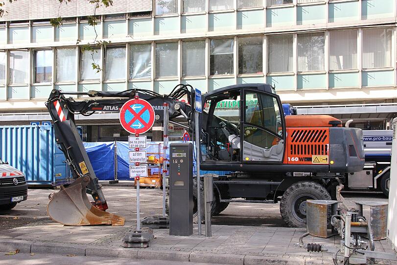 So sah's noch vor zwei Wochen am Hauptbahnhof aus - vor dem eigentlichen Baubeginn